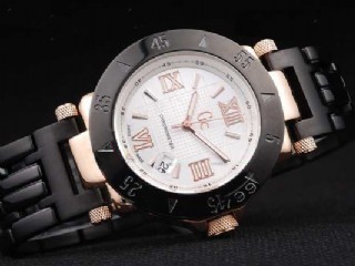 guess for gc gents collect quartz two tone case watch 