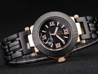 guess for gc gents collect quartz two tone case watch 