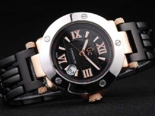 guess for gc gents collect quartz two tone case watch 
