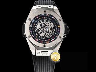 hublot big bang sang bleu football mens watch