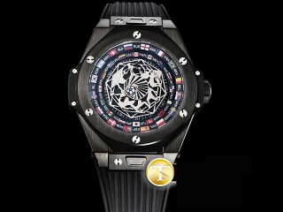 hublot big bang sang bleu football mens watch