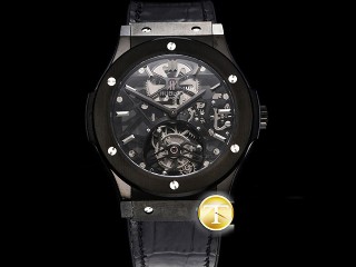 jbf factory hublot classic fusion skeleton tourbillon 45mm mens watch
