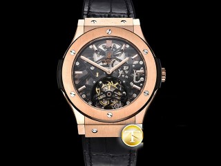 jbf factory hublot classic fusion skeleton tourbillon 45mm mens watch