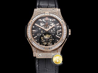 jbf factory hublot classic fusion skeleton tourbillon 45mm mens watch
