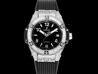 hublot big bang one click steel white pave 465.sx.1170.rx.1204 watch