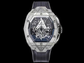 hublot spirit big bang sang bleu mens watch