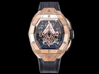 hublot spirit big bang sang bleu mens watch