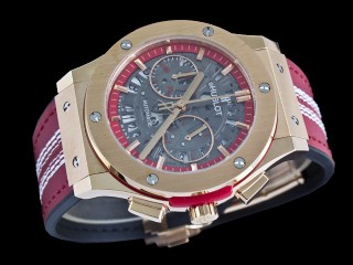 hublot classic fusion gold chronograph mens watch