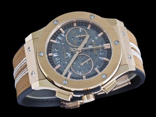 hublot classic fusion gold chronograph mens watch