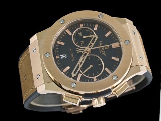 hublot classic fusion gold chronograph mens watch
