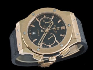 hublot classic fusion gold chronograph mens watch