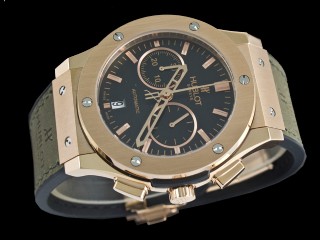 hublot classic fusion gold chronograph mens watch