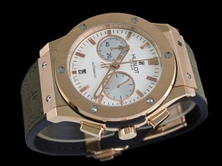 hublot classic fusion gold chronograph mens watch
