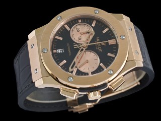 hublot classic fusion gold chronograph mens watch