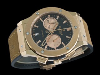 hublot classic fusion gold chronograph mens watch