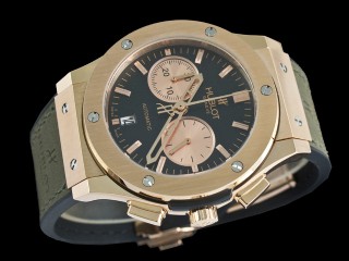 hublot classic fusion gold chronograph mens watch
