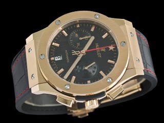 hublot classic fusion gold chronograph mens watch