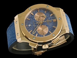 hublot classic fusion gold chronograph mens watch
