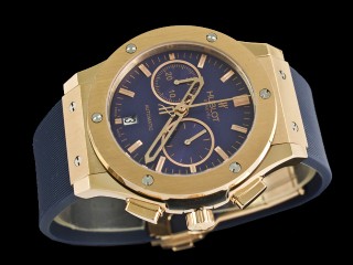 hublot classic fusion gold chronograph mens watch