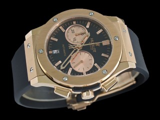 hublot classic fusion gold chronograph mens watch