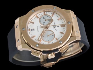 hublot classic fusion gold chronograph mens watch
