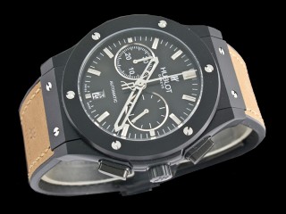 hublot classic fusion black chronograph mens watch