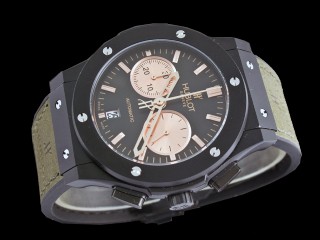 hublot classic fusion black chronograph mens watch