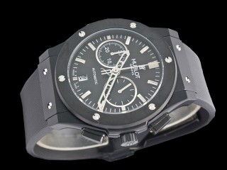 hublot classic fusion black chronograph mens watch