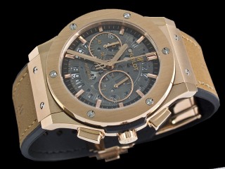 hublot classic fusion gold chronograph mens watch