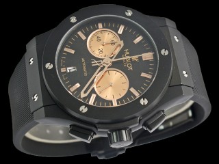hublot classic fusion black chronograph mens watch