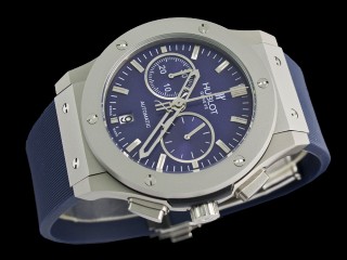 hublot classic fusion sandblast chronograph mens watch