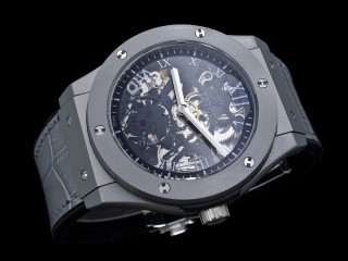 hublot classic fusion skull sandblast automatic mens watch