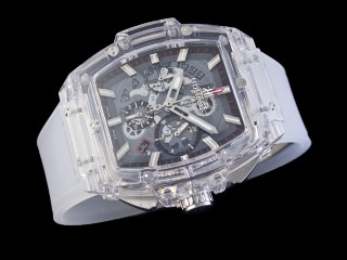 hublot spirit of big bang sapphire quartz chronograph mens watch