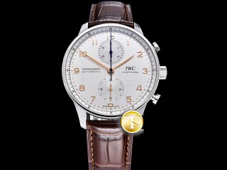 zf factory iwc portuguese chronograph automatic man watch