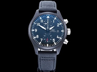 iwc pilot chronograph top gun iw389001 man watch