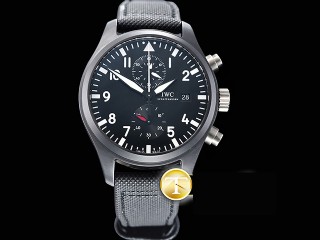 zf factory iwc pilot chronograph top gun iw389001 man watch