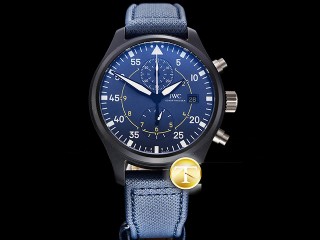  iwc pilot chronograph 389008 blue angels edition man watch