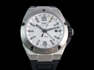 iwc ingenieur dual time titanium iw326403 automatic mens watch