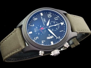 iwc pilots watch chronograph edition top gun miramar mens watch