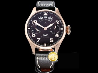 iwc big pilot annual calendar automatic mens watch