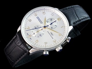 iwc portugieser quartz chronograph mens watch