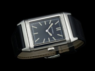 jaeger lecoultre grande reverso ultra thin duoface swiss quartz lady watch