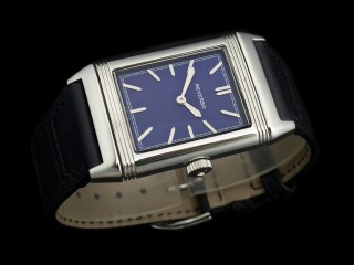 jaeger lecoultre grande reverso ultra thin duoface swiss quartz lady watch