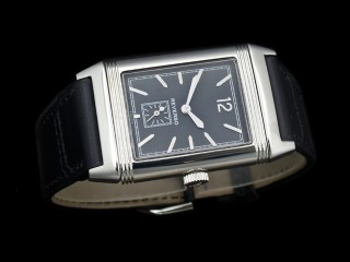 jaeger lecoultre grande reverso ultra thin duoface 3788570 swiss quartz lady watch