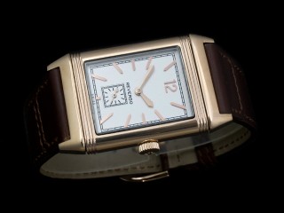 jaeger lecoultre grande reverso ultra thin duoface swiss quartz lady watch
