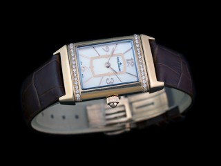 jaeger lecoultre reverso duetto swiss quartz lady watch