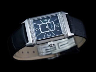 jaeger lecoultre reverso duetto swiss quartz lady watch