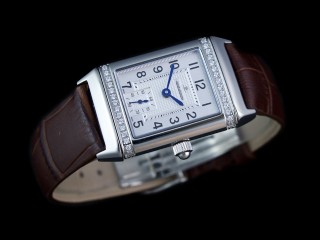jaeger lecoultre reverso duetto swiss quartz lady watch