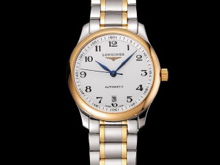 longines master collection automatic two tone mens watch