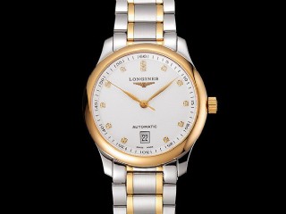 longines master collection automatic two tone mens watch